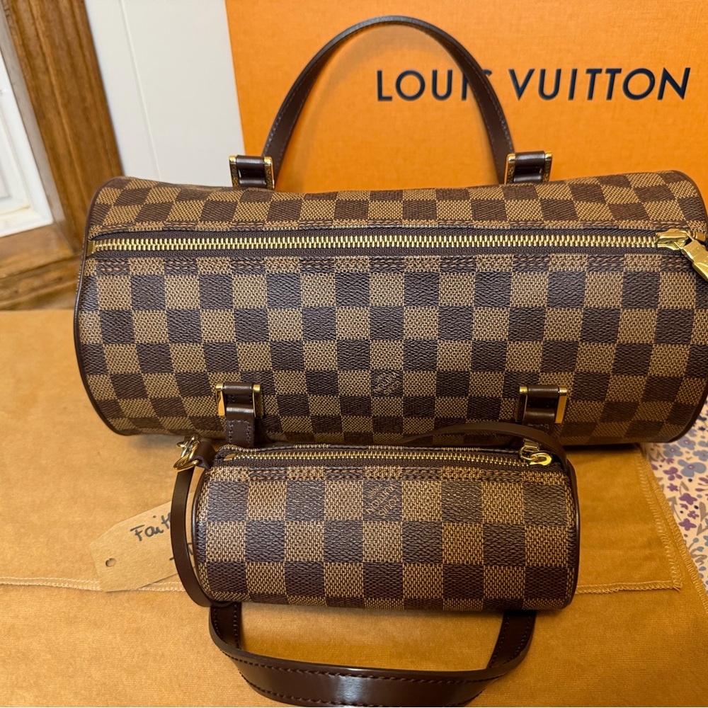 Louis Vuitton Brown Damier Canvas Papillon 30 - Picture 8 of 16